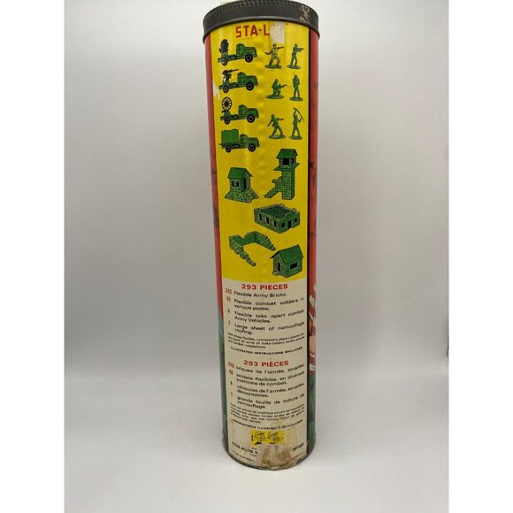Vintage Sta-Lox Miniature Army Brick Set - Picture 4 of 8